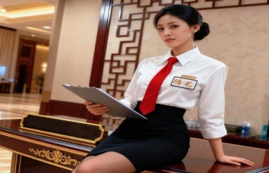 华纳公司客服电话前台接待礼仪服务展示