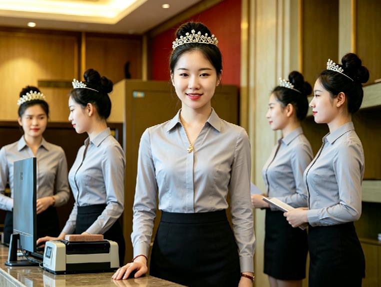 酒店前台接待礼仪服务展示